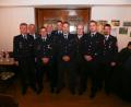 Bild: egl
Die Gemeinde Kümmersbruck ehrt Funktionäre der Feuerwehr Haselmühl (von links): Wolfgang Scharl, Bürgermeister Roland Strehl, Matthias Thau, Christian Fellner, Vorsitzender Florian Könner, Michael Weber, Dritter Bürgermeister Hubert Blödt, Rudi Schüller und Kommandant Michael Reindl.
