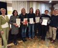 Bild: Martin Sekura/exb
Der BLLV-Kreisverband Sulzbach-Rosenberg zeichnet langjährige Mitglieder aus (von links): Dritte Bezirksvorsitzende Michaela Bergmann, Andrea Konrad (30 Jahre), Ulrike Eichenmüller (30 Jahre), Kerstin Arnold (25 Jahre), Sonja Messer (25 Jahre), Bianca Deml (25 Jahre) und Kreisvorsitzende Stefanie Löffler.