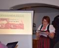 Bild: fla
Vorsitzende Birgit Bocka ließ das Vereinsjahr der Trachtenkapelle Waldthurn Revue passieren.