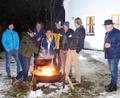 Bild: jp
Über dem offenen Feuer wurde die Gulaschsuppe im Kessel gekocht.