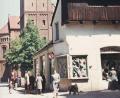Bild: Gerhard Büttner
"Sport Mayer" verkaufte in den 60er Jahren im Schatten der Pfarrkirche St. Josef in der Schulgasse 16.
