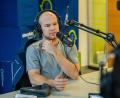 Bild: Marina Gube
Tyler Ward im Podcast-Studio von Oberpfalz Medien