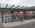 Bild: Wolfgang Steinbacher
Auf dem Amberger Bahnhofsvorplatz hat die Stadt Amberg eine neue Bike-and-Ride-Abstellanlage bauen lassen.