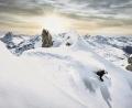 Bild: Ski Arlberg/dpa
Alpine Tiefschneeträume am Arlberg: Solche Abfahrten sind natürlich nur etwas für echte Könnerinnen und Könner.