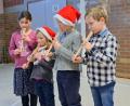 Bild: sak
Diese jungen Musiker zeigten beim Weihnachtskonzert ihr Können.