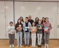 Bild: Maximilian Härtl/exb
Sechs Schüler der 6a gehen beim Vorlesewettbewerb an der Landgraf-Ulrich-Schule an den Start.