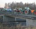 Bild: jr
Auch in der Oberpfalz – wie hier in Mitterteich – protestierten Landwirte gegen die Sparpläne der Bundesregierung im Agrar-Sektor.