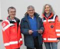 Bild: pi
Andrea Hughes (rechts) und Edeltraud Pilfusek sagen Manfred Janker "herzlichen Dank".
