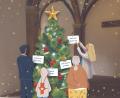Grafik: Laura Fröhler
Weihnachten im Exerzitienhaus: Die Menschen, die Weihnachten hier verbringen, kommen mit verschiedensten Anliegen.