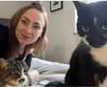 Bild: Miriam Funck
Miriam Funck beschenkt an Heiligabend ihre beiden Haustiere. Für Katze Gini (links) und Kater Hunter (rechts) gibt es leckeres Essen und Kissen zum Spielen.