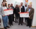 Bild: krb
Jeweils 500 Euro gehen an den Verein Bonsai und an die Musikschule Neustadt.