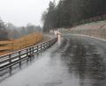 Bild: pi
"Freie Fahrt" heißt es wieder auf der Staatsstraße 2396 bei Georgenberg.