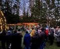 Bild: R. Kreuzer
Der evangelische Posaunenchor Neunkirchen spielt bei der Weihnachtsfeier des BVS.