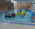 Bild: bk
Die Buben und Mädchen hatten ihren Spaß im Hallenbad.