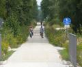 Archivbild: tr
Bei den touristisch genutzten Radwegen sieht der Landkreis wenig Handlungsbedarf. Hier gibt es bereits ein gutes Netz. Einer der beliebtesten Radwege ist der Vizinalbahnradweg zwischen Bärnau, Tirschenreuth und Wiesau.
