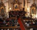 Bild: mnt
Beim Weihnachtsoratorium des Thansteiner Kirchenchors werden die Sänger unter der Leitung von Richard Waldmann vom Alphorn, der Orgel und einem Orchester musikalisch begleitet. Ein Kinderchor unterstützt gesanglich und stellt auf einer separaten Bühne die Weihnachtsgeschichte bildlich dar.
