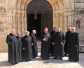 Bild: Dormitio-Abtei
Die Benediktinermönche in Jerusalem, darunter der Winklarner Benediktinerpater Matthias Karl, haben Weihnachten 2023 ohne Baum, Sterne und Kugeln gefeiert.