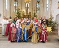 Bild: hok
15 Mädchen und Buben machen bei der Sternsingeraktion in Mantel mit.