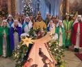 Bild: Angelika Engelhardt/exb
Die Sternsinger aus Etsdorf brachten den Dorfbewohnern einen Segen.