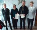 Bild: AWO Fuchsmühl/exb
Ehrungen bei der AWO (von links): Edwin Ulrich, Beate Fleischer, Wolfgang Braun, Ramona Glowka.