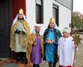 Bild: bjo
Die Sternsinger ziehen in Schmidmühlen von Haus zu Haus.