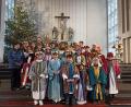 Bild: Maria Bitterer/exb
In besondere Gewänder gekleidet waren die Sternsinger im Bereich der Pfarreiengemeinschaft St. Elisabeth/Maria Waldrast unterwegs.