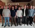 Bild: Martin Bauer/exb
Neuwahlen stehen beim 1. FC Schmidgaden auf der Tagesordnung. Das Bild zeigt (von links) Christian Meier, Florian Leitermann, Alexander Schmidl, Elias Hien, Thomas Zinger, Alexander Spindler, Manuel Polleti, Simon Böhm, Lukas Prem, Martin Bauer und Josef Schimmer.