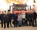Bild: gi
Von der Feuerwehr Burgtreswitz ehrten und dankten 1. Vorsitzender Christopher Hanauer (Dritter von links) und Kommandant Matthias Meiller (Dritter von rechts) ihren treuen Mitgliedern. Dazu gratulierten auch 2. Bürgermeister Bernhard Rom (rechts), KBR Marco Saller (Zweiter von rechts), KBI Martin Weig (Zweiter von links) und KBM Thomas Kleber (links).