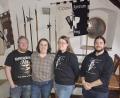 Bild: Laura Pickelmann/exb
Der Verein Cantus-Ferrum, Verein für erlebte Geschichte, wird von einem bewährten Team weitergeführt (von links): Volker Baringer, Christina Balinger, Katharina Winkler und Tobias Weidler.