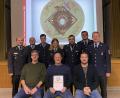 Bild: Kathrin Forster/exb
Die Geehrten der Feuerwehr letzau.