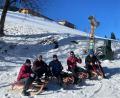 Bild: kok
Gerne tauschten die Fußballer des TuS Rosenberg zwischendurch mal die Ski gegen Schlitten ein.
