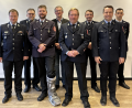 Bild: Ulbrich/exb
Stefan Sattich, Josef Moritz, Stefan Röhrer, Franz Grabinger, Heribert Domes, Fabian Ernstberger, Hannes Ulbrich, Lukas Moritz (von links) gehören dem Vorstand der Feuerwehr Schwarzach an,