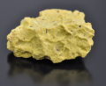 Bild: Kemner, LfU/exb
Das gelbe Mineral wurde 1949 in 2,5 Metern Tiefe inmitten eines Braunkohleflözes der Mathiaszeche gefunden.