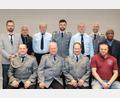 Bild: Fotostudio Hummer/exb
Bei der Soldatenkameradschaft gab es Neuwahlen: (vorne von links) Günter Gradl, Ludwig Gradl, Stefan Wurm, Sebastian Luzina, (hinten von links) Martin Schneider, Stefan Köstler, Franz Kraus, Florian Meier, Thomas Gradl, Thomas Bäuml und Pfarrer Dr. Charles Ifemeje. 	Bild: Fotostudio Hummer/exb