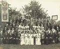 Bild: Archiv Schützenverein Frauenreuth/exb
Die Frauenreuther Schützen wissen, wie man feiert. Das Bild zeigt Vereinsmitglieder mit den Festdamen anlässlich des 50. Gründungsjubiläums.