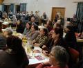 Bild: le
Der Mitarbeiter-Dankabend mit Andacht der evangelischen Kirchengemeinde St. Johannes Baptista am Freitag im Gemeindehaus erfreute sich eines guten Zuspruchs und setzte ein Zeichen großen Miteinanders. Für die musikalische Gestaltung sorgte der Posaunenchor unter Leitung von David Meierhöfer.