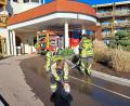 Bild: Hirsch
Einen Feuerwehreinsatz gab es in einem Wellness-Hotel in Hofenstetten.