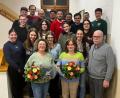 Bild: Blaskapelle Reuth bei Erbendorf/exb
Dank galt den Leiterinnen Diana Uhl und Monika Meiler (vorne, von links) für ihre Unterstützung der Reuther Nachwuchsmusiker.