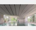 Grafik: studio gollwitzer architekten GmbH München
Alles Wasser: Das wellenförmige Dach des neuen Hallenbads soll das Thema Schwimmen und Freizeit symbolisieren.
