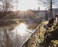 Bild: Stephan Huber
Januar-Idylle an der Vils in Amberg am Englischen Garten: Peter Haller und Gerhard Doerfler vom Fischereiverein Amberg haben es sich zum Hegefischen in der Sonne gemütlich gemacht.