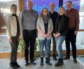 Bild: Uwe Kümmeth/exb
Das neue Diakonievereins-Tem mit Christine Markl, Zweitem Vorsitzenden Klaus König, Melanie Scharf, Geschäftsführer Marcus Keil, Saskia Schwarz und Uwe Kümmeth.