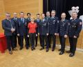 Bild: Georg Schmid sen./exb
Die Vorstandschaft der Feuerwehr Neunburg stellt sich neu auf.