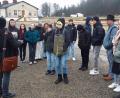 Bild: Jürgen Weich/exb
Konfirmanden aus Nabburg und Pfreimd, Oberviechtach und Rieden, Schwandorf und Schwarzenfeld besuchen die KZ Gedenkstätte Flossenbürg.