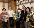 Bild: Kathrin Friedl/exb
Wolfgang Friedl (Zweiter von links) wurde zum neuen zweiten Vorsitzenden des Obst- und Gartenbauvereins Pfreimd gewählt.