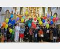 Bild: Schlehuber/exb
Beim Faschingsgottesdienst in Altendorf geht's bunt zu.