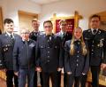 Bild: flm
Bei der Jugendfeuerwehr Waldsassen standen Neuwahlen an. Auf dem Bild (von links) Jugendwart Felix Kubitschek, Max Summer, Timo Saller, Leopold Tippmann, Jonathan Blessenberger, Milena Hauer und Kommandant Tobias Tippmann.