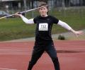 Bild: Theo Kiefner
Leonard Sichelstiel vom ESV Amberg wurde Bayerischer Meister im Speerwurf bei den U20-Junioren.