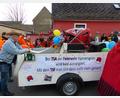 Bild: hme
Das neue Fahrzeug ist Thema des Wagen der Feuerwehr beim Faschingszug Kohlberg.
