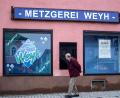 Bild: lum
Die Verkaufsstelle der Metzgerei Weyh in Erbendorf hat geschlossen.
