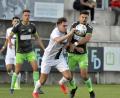 Archivbild: Hubert Ziegler
Bastian Freisinger (rechts, in einem Spiel gegen den SC Eltersdorf) ist nach einer langen Verletzungspause zurück auf dem Fußballplatz. Im Trainingslager der DJK Gebenbach konnte der Mittelfeldspieler einige Trainingsinhalte absolvieren.
